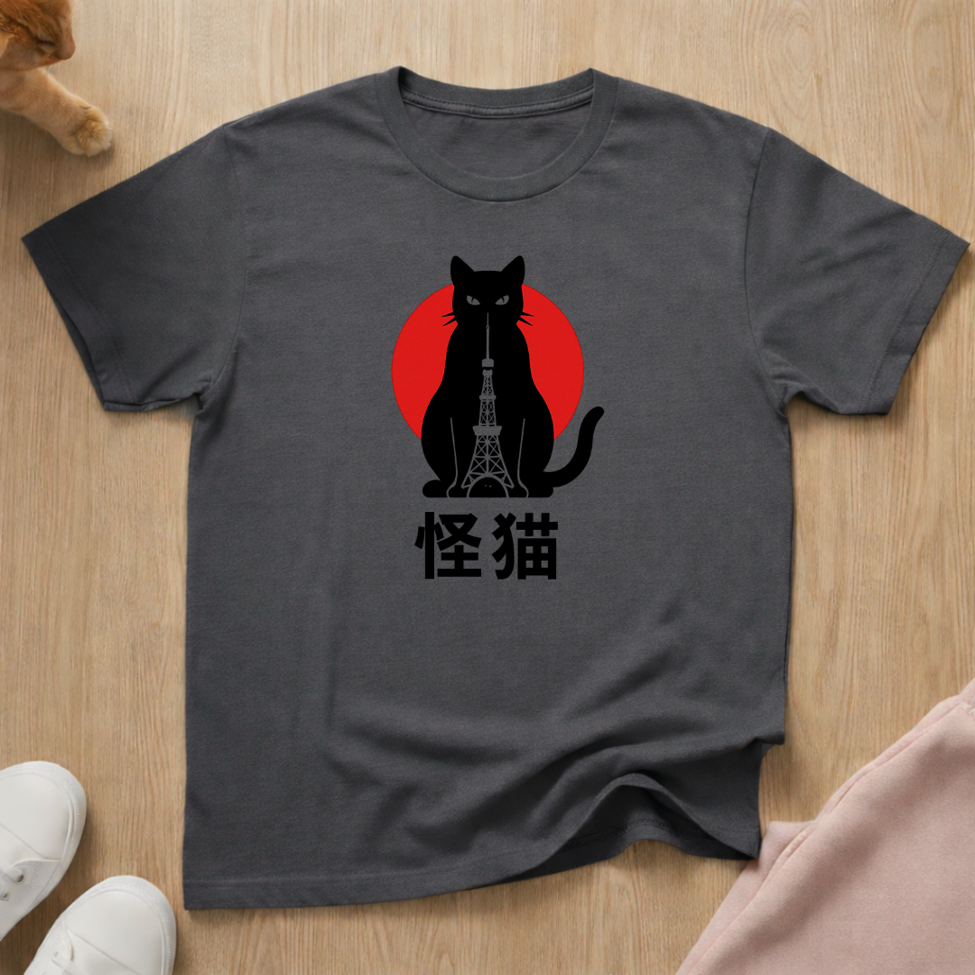 Japanese Monster cat T-shirt