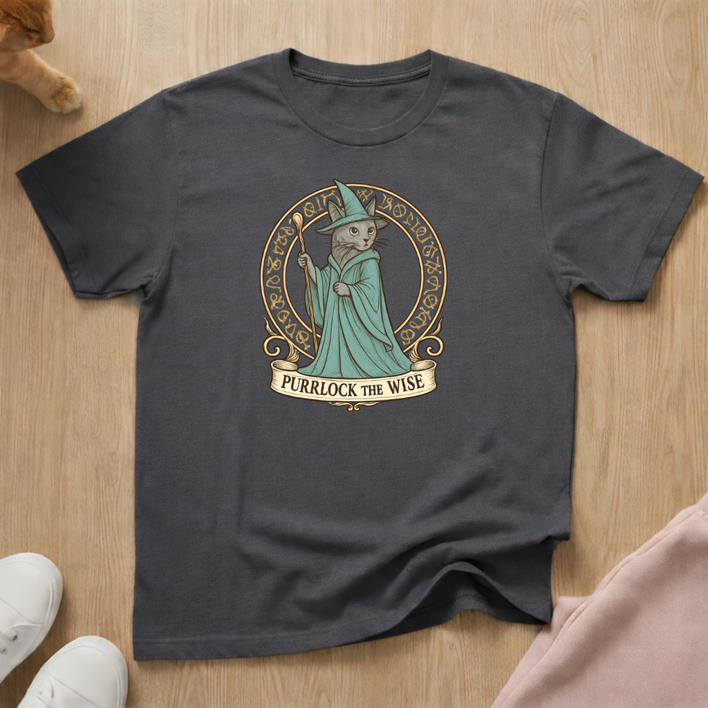 Purrlock 2 cat T-shirt