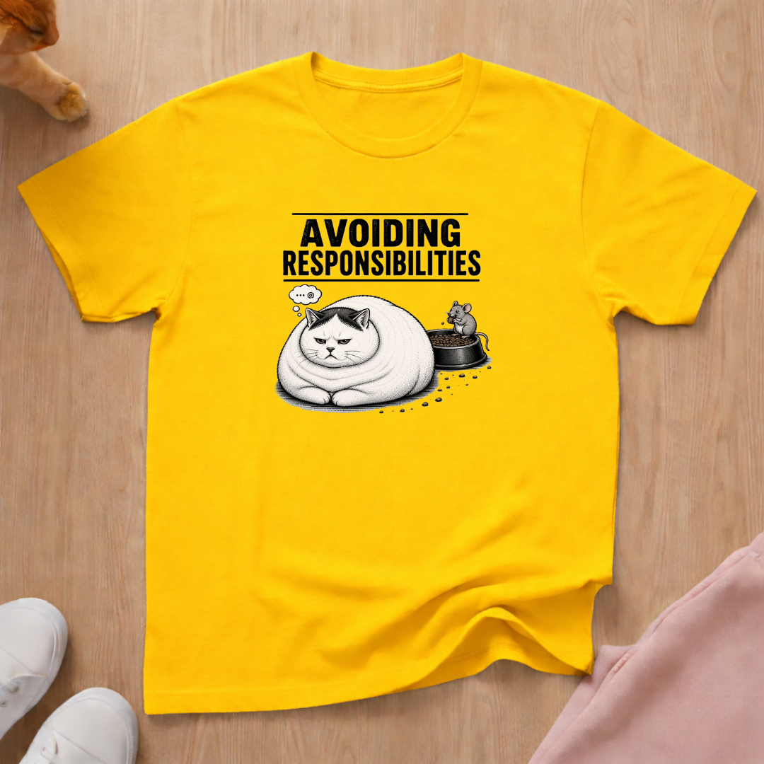 Avoiding responsibilities (dark) T-shirt