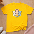 Cute cat tail heart cat T-shirt
