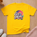 Cat mom rainbow T-shirt