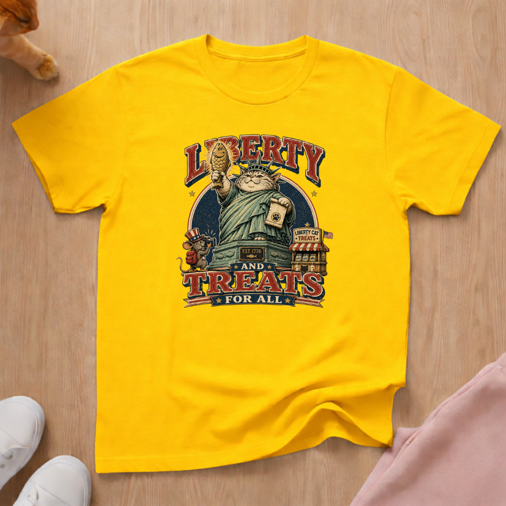Liberty and treats T-shirt