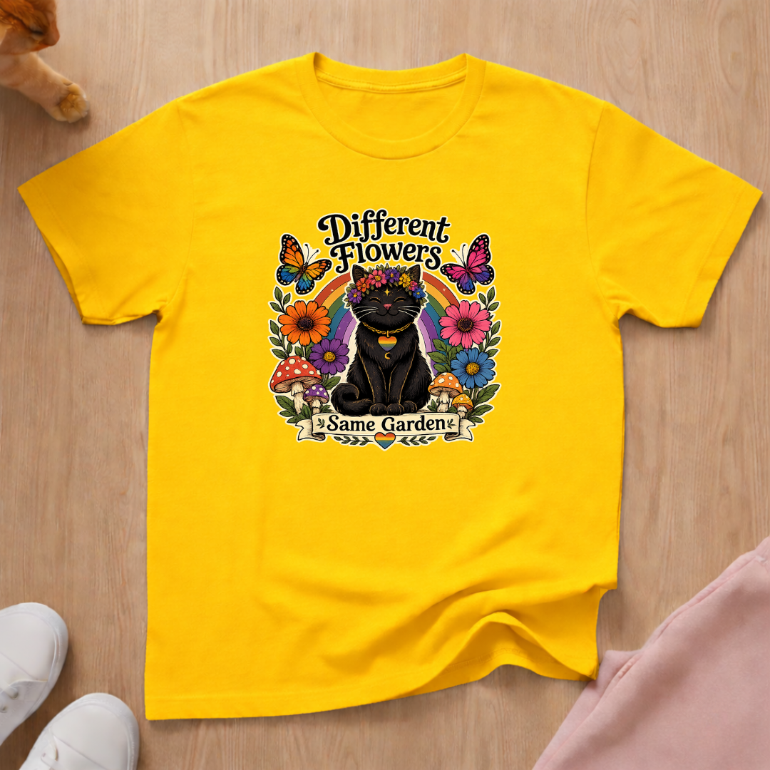 Different flowers T-shirt