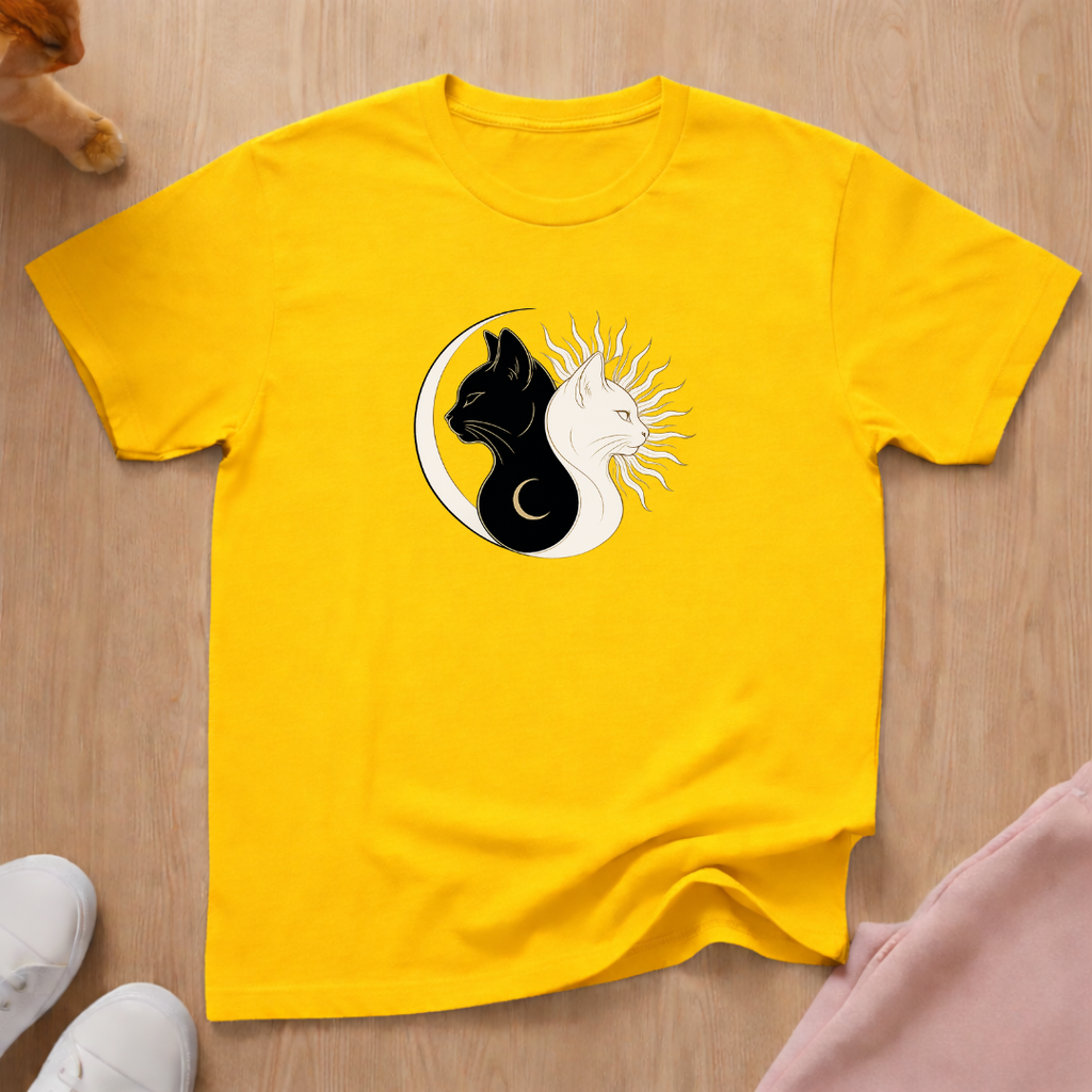 Moon and Sun cats T-shirt