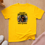 Not antisocial (dark) T-shirt