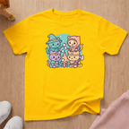Cute DnD party cat T-shirt
