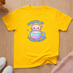 Cute purrs and coffee 2 cat T-shirt