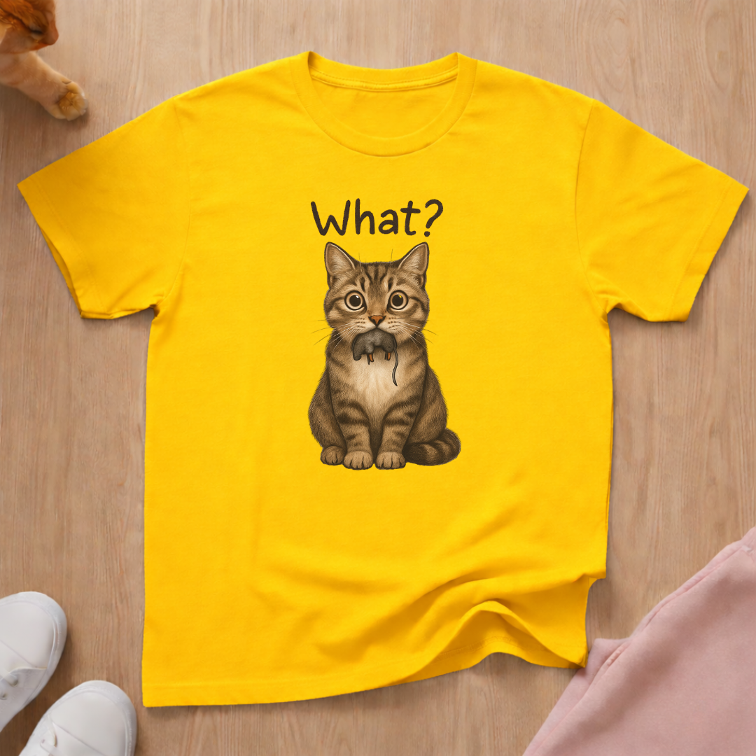What? mouse cat T-shirt