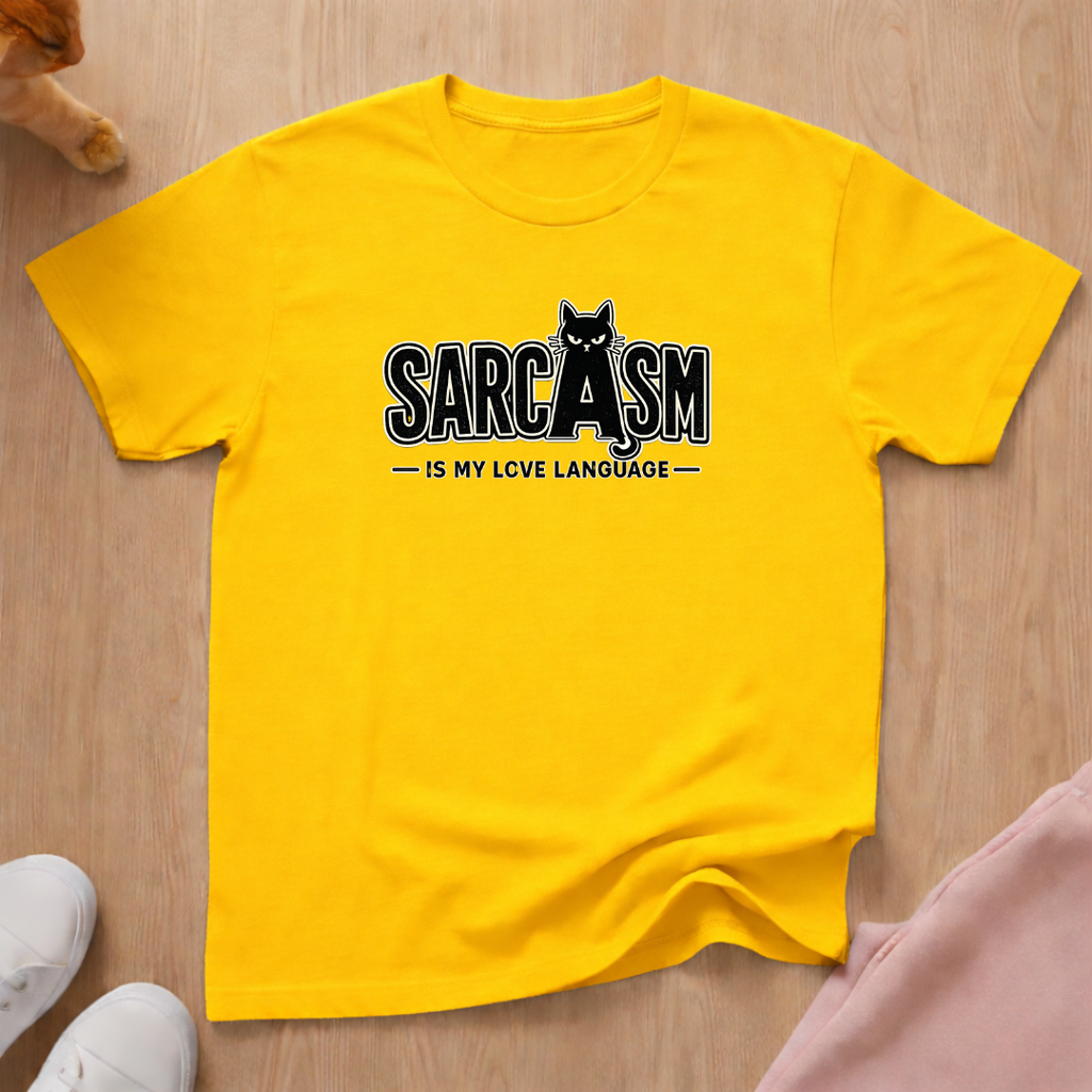 Sarcasm is my love language (dark) T-shirt
