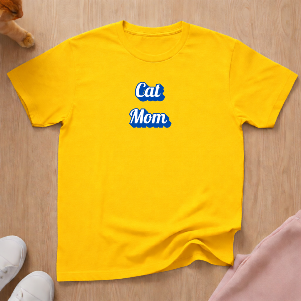 Cat Mom 2 cat T-shirt