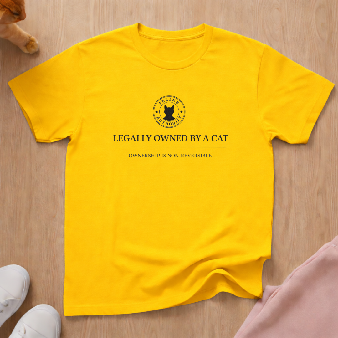 Legally Owned by Cat T-shirt
