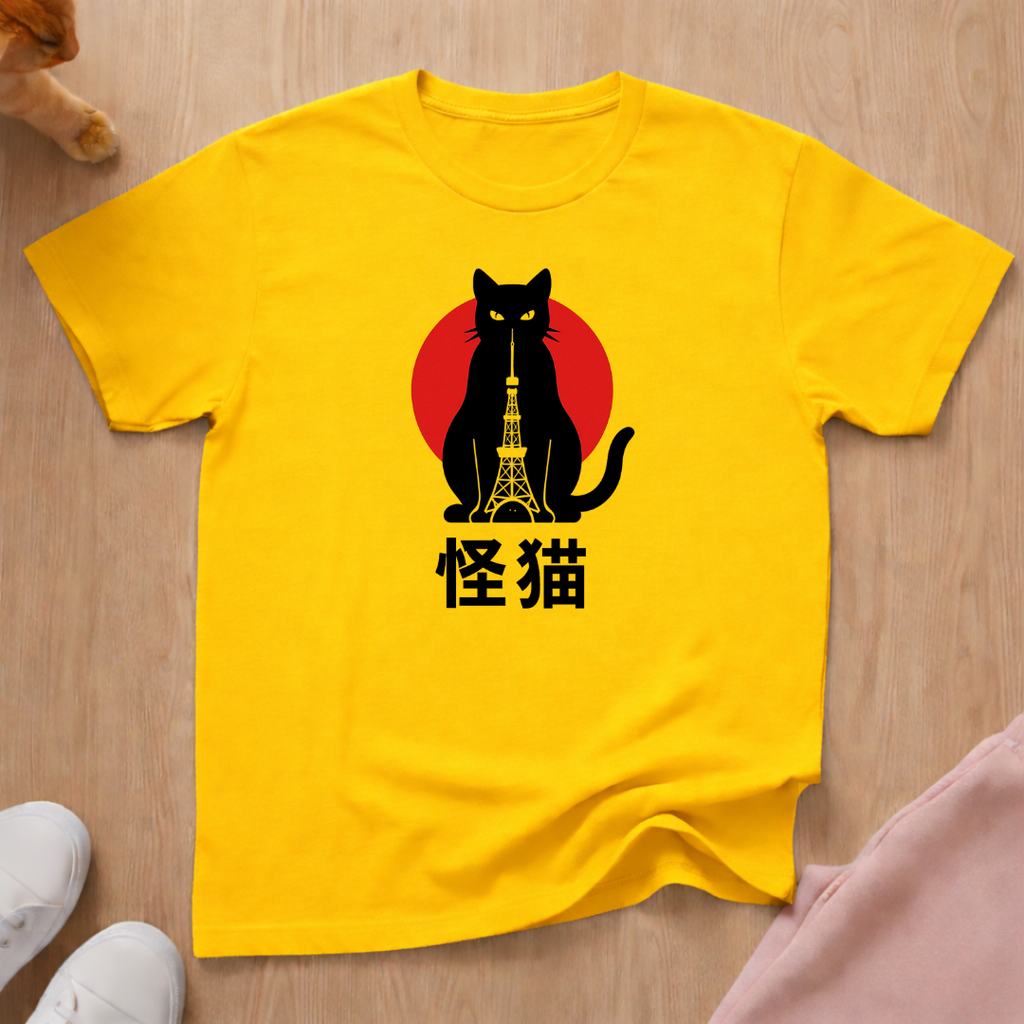 Japanese Monster cat T-shirt