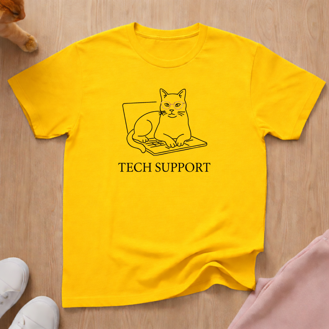 Tech Support 2 cat T-shirt
