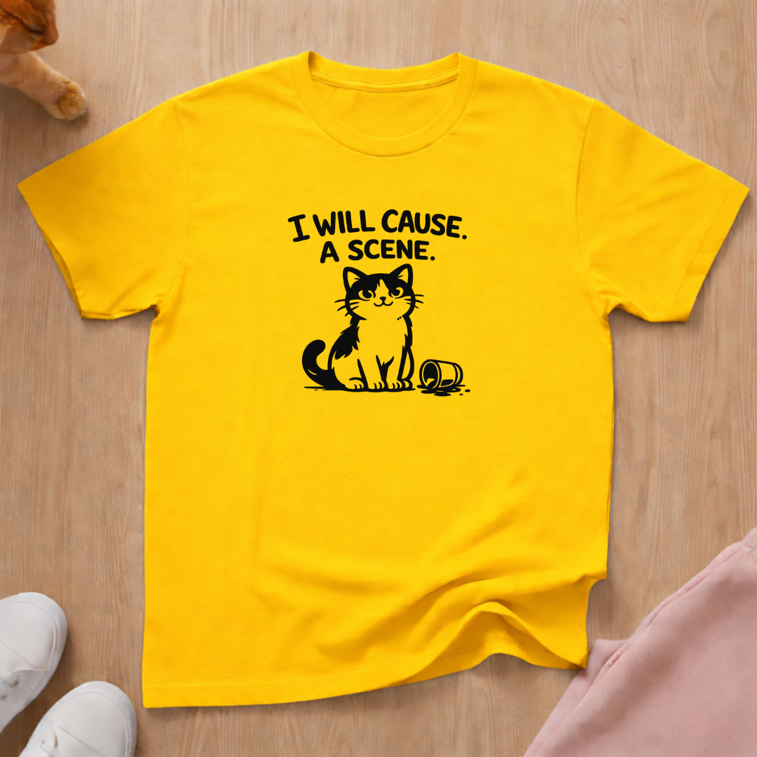 I will cause a scene (dark) T-shirt
