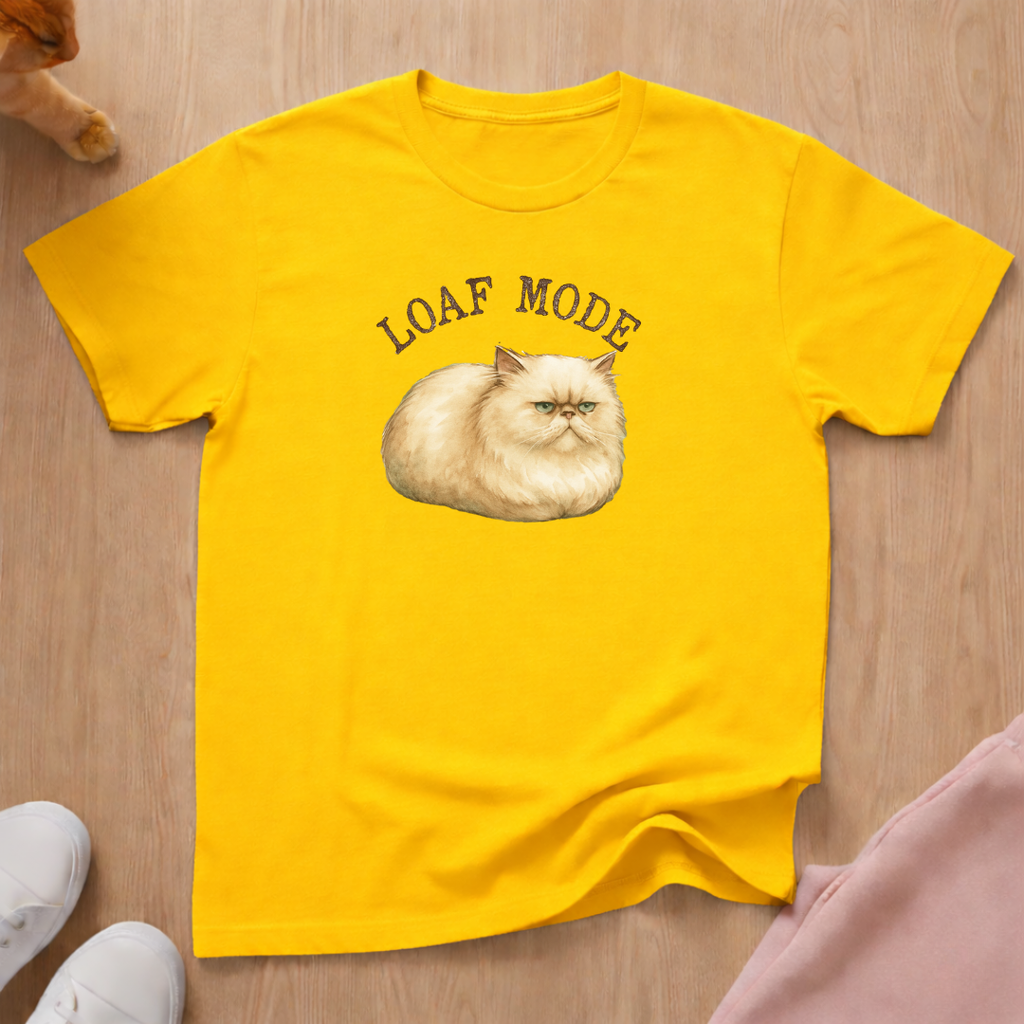 Loaf Mode cat T-shirt
