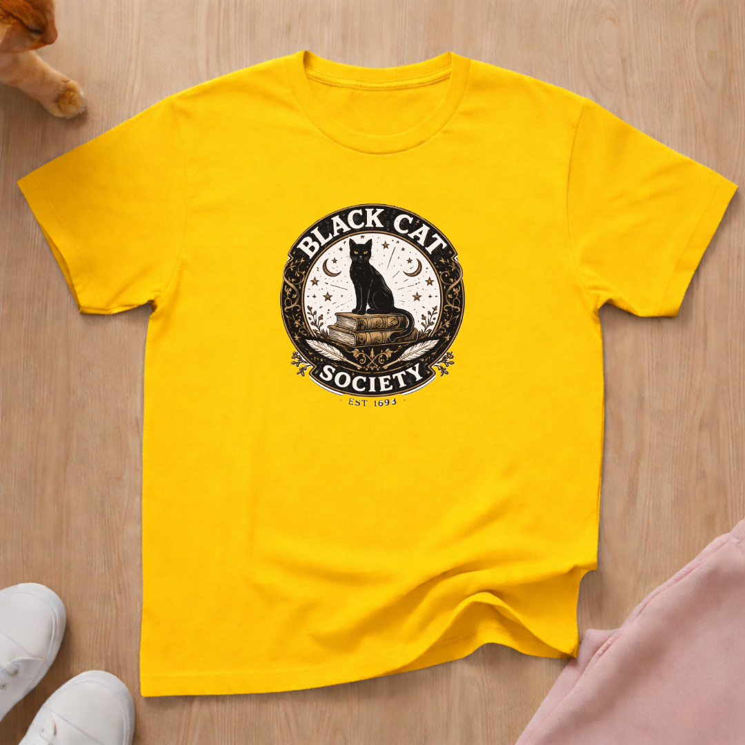 Black Cat Society T-shirt