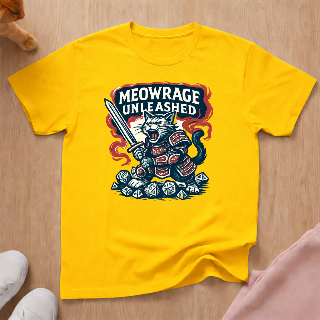 Meow rage unleashed 2 cat T-shirt