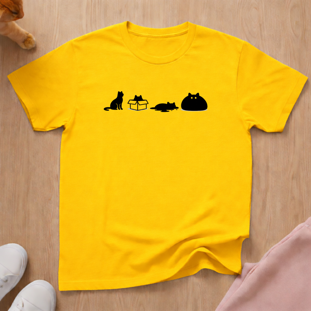 Cat progression T-shirt