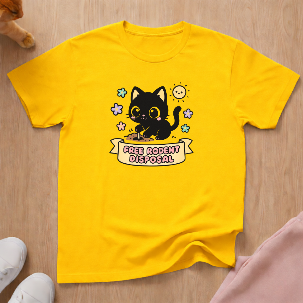 Rodent disposal 3 cat T-shirt