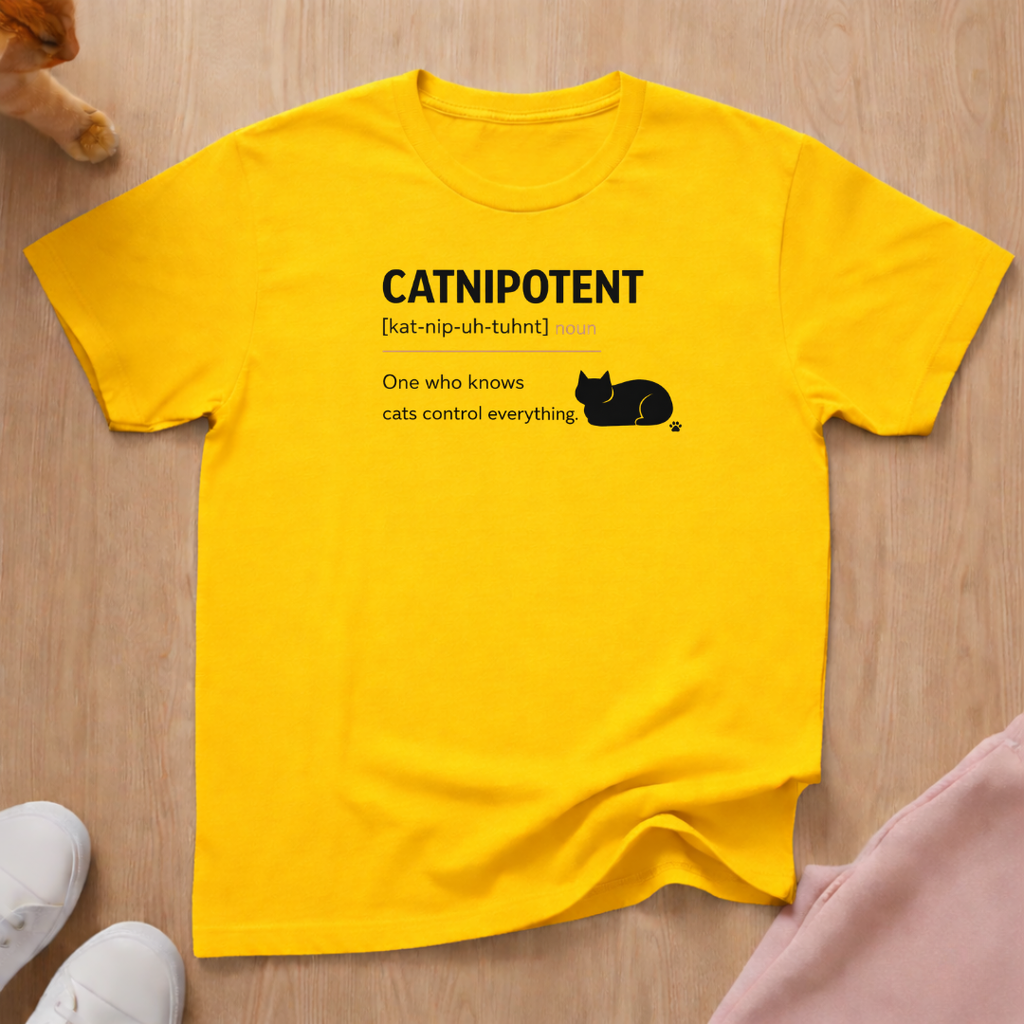 Catnipotent definition T-shirt