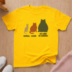 Cat sizes T-shirt cat