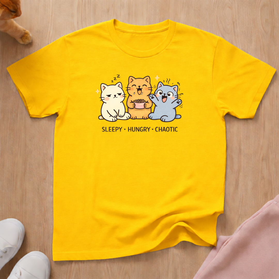 Sleepy Hungry Chaotic T-shirt