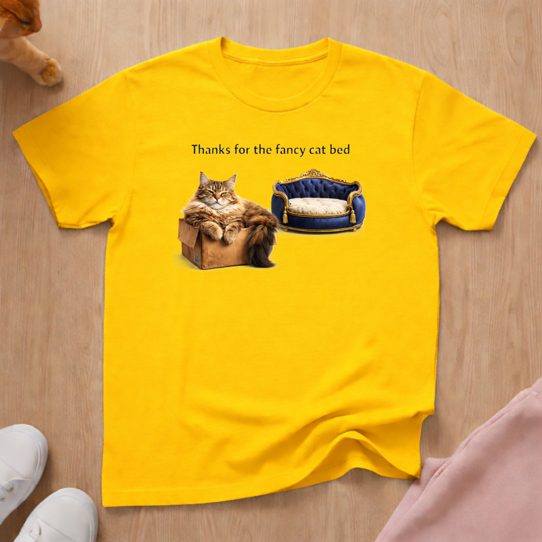 Fancy cat bed T-shirt