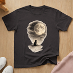 Cat moon T-shirt