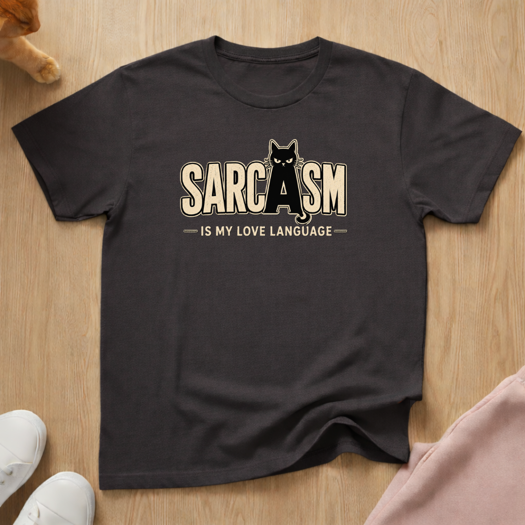Sarcasm is my love language (light) T-shirt