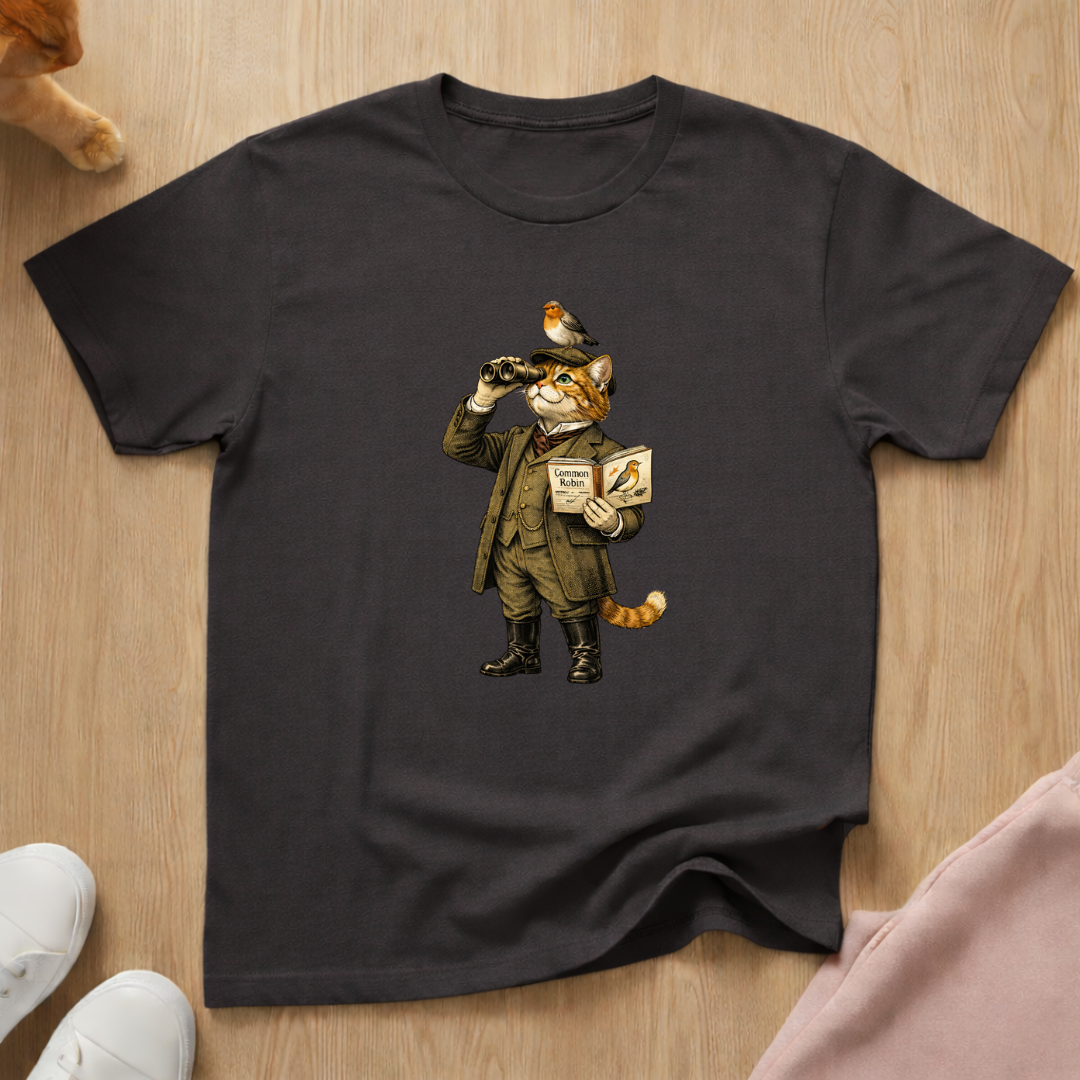 English bird watcher T-shirt