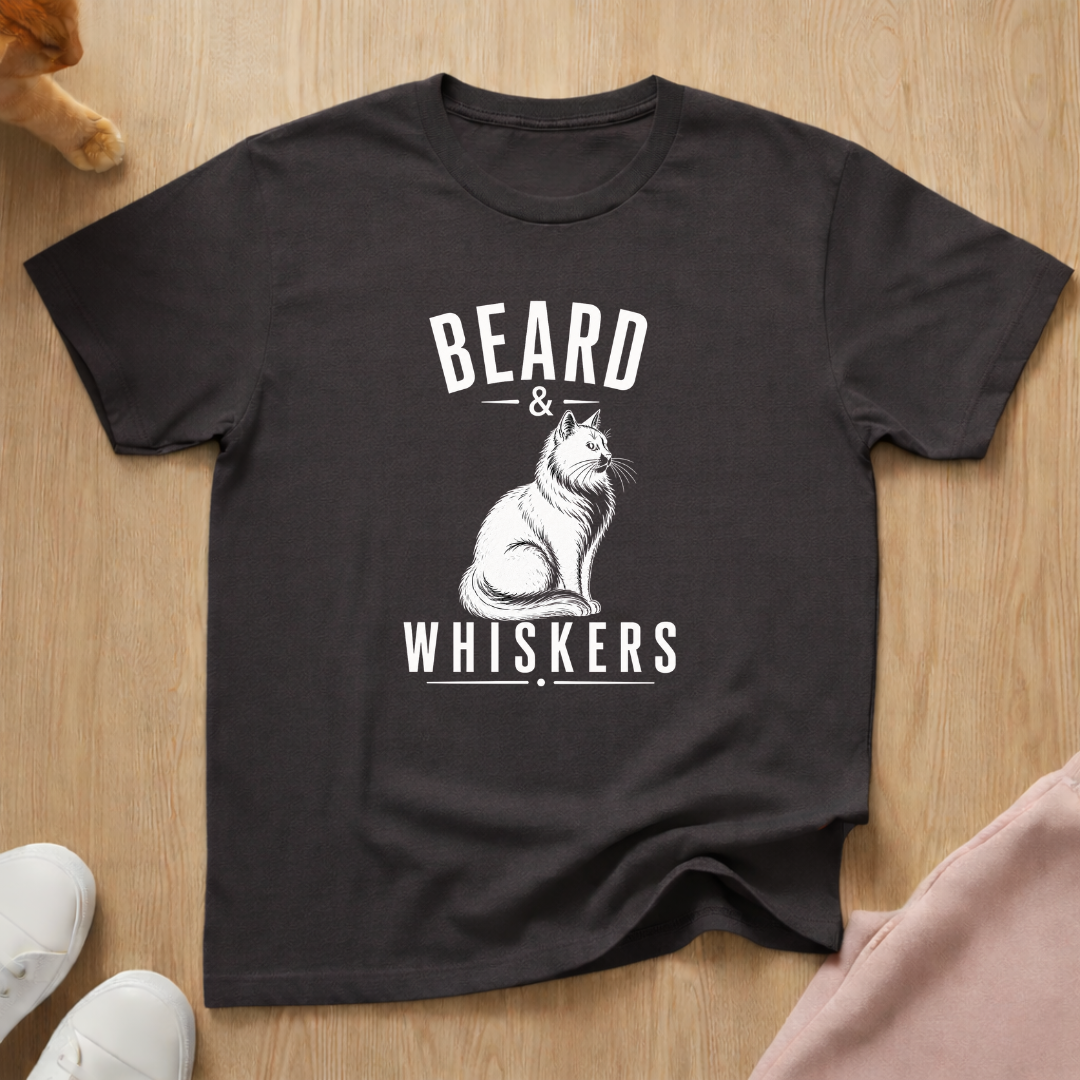 Beard & Whiskers (light) T-shirt