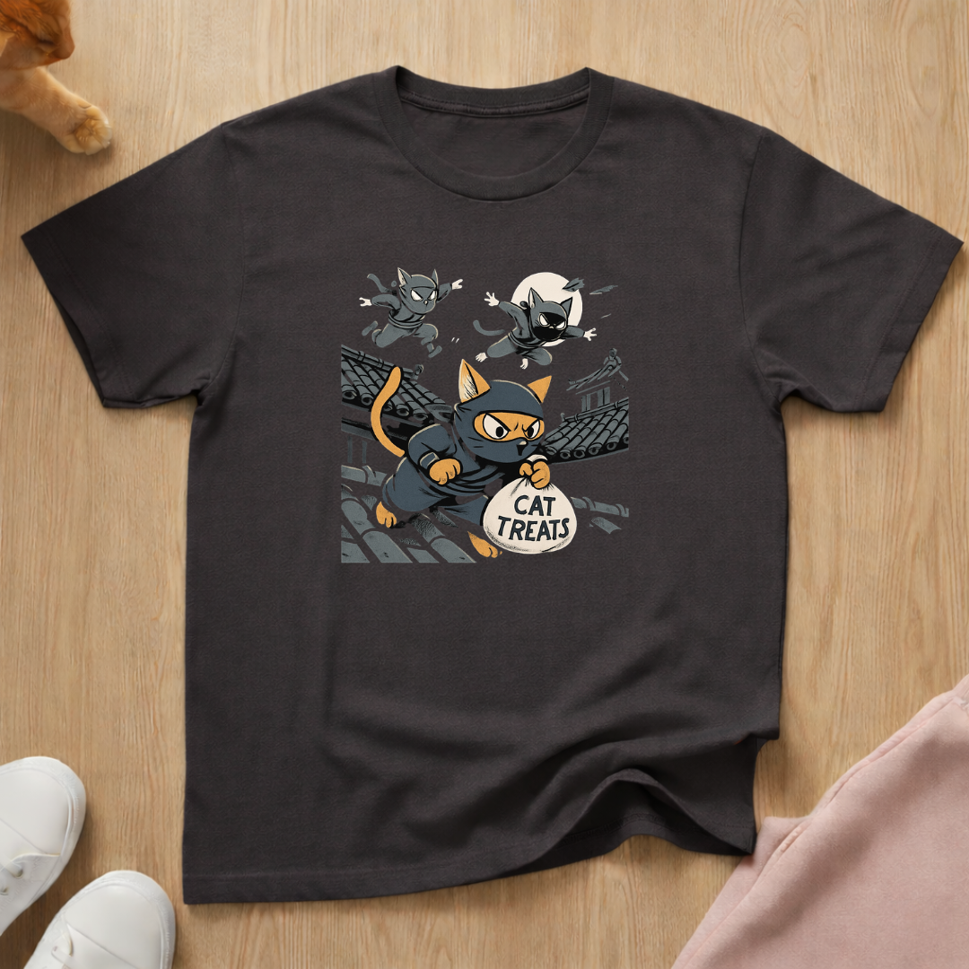 Ninja Cats cat T-shirt