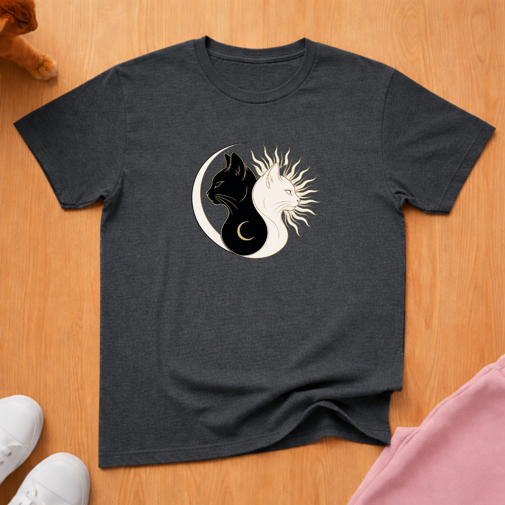 Moon and Sun cats T-shirt