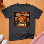 Warning domestic predator T-shirt