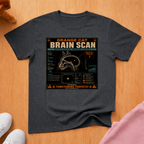 Orange cat brain scan T-shirt