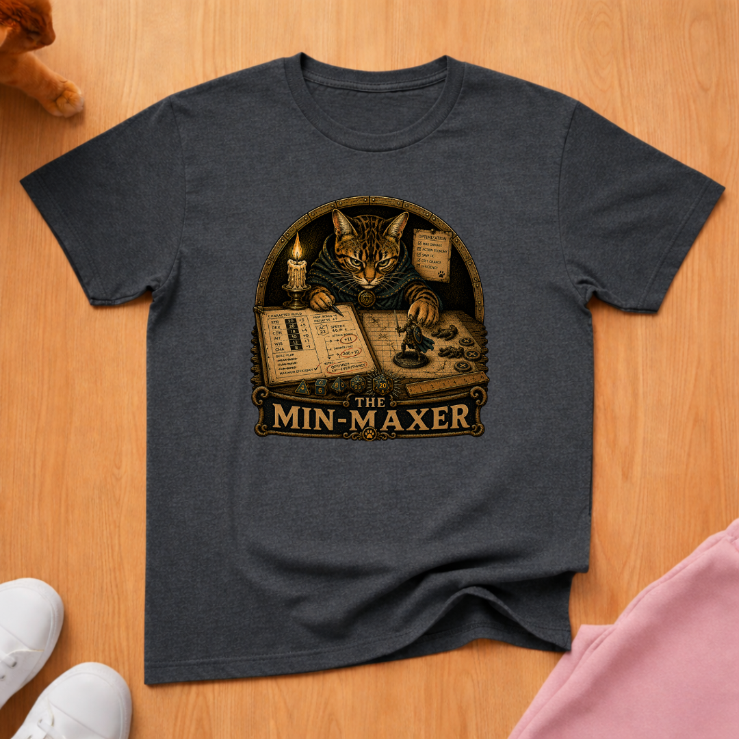 RPG player min-maxer T-shirt
