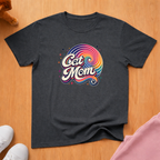 Cat mom rainbow T-shirt