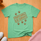 Professional cat servant T-shirt cat