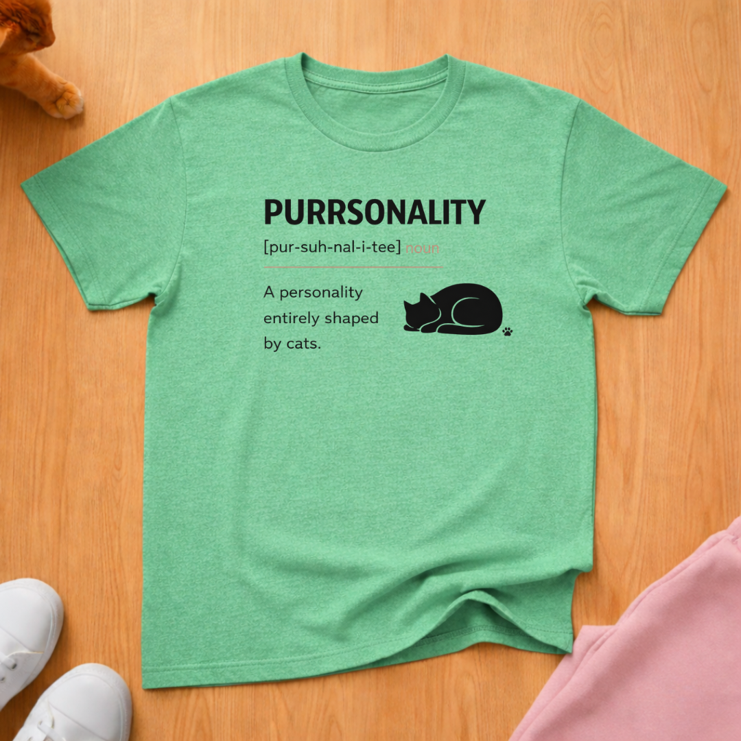 Purrsonality definition T-shirt