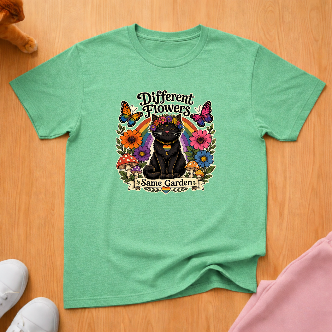 Different flowers T-shirt