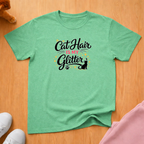 Cat hair is my glitter (light) T-shirt