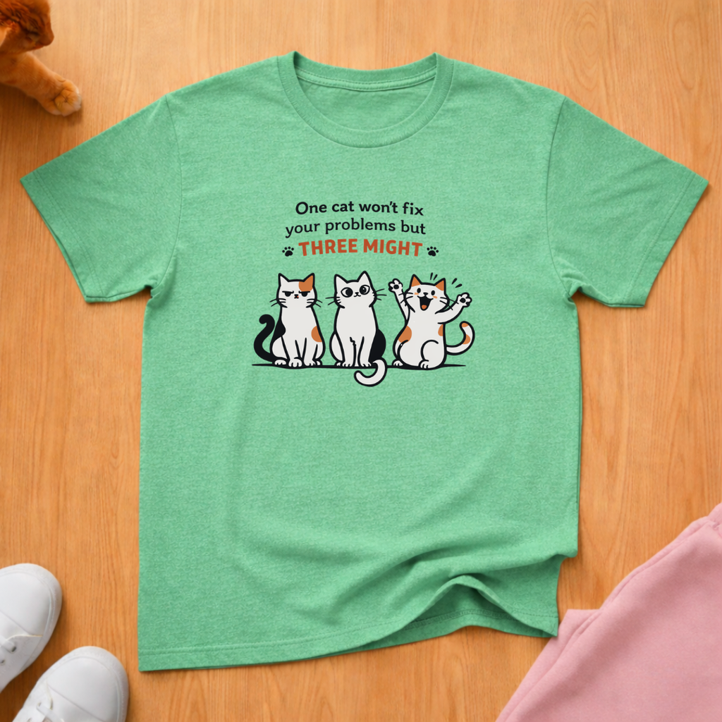 Three might T-shirt