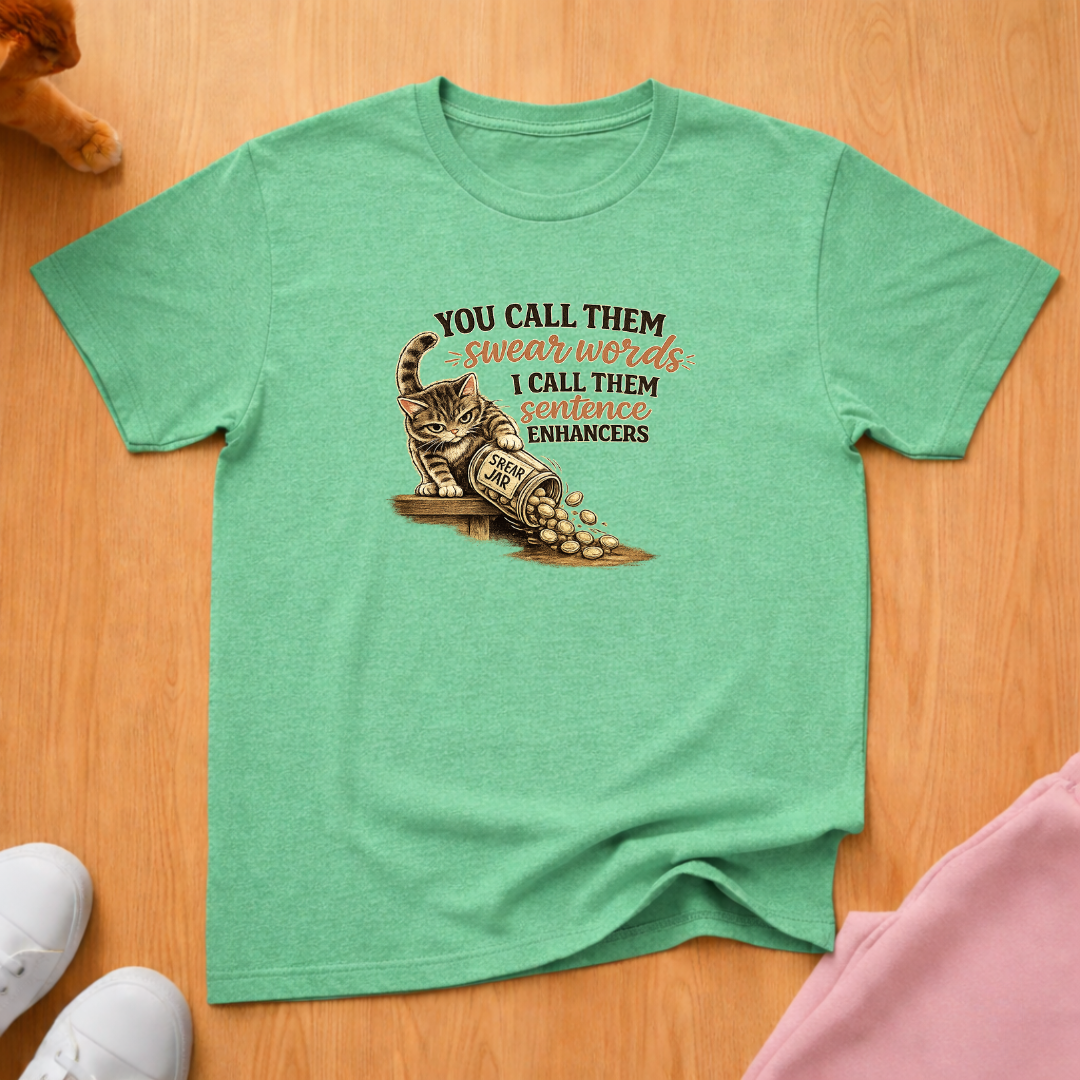 Sentence enhancers (dark) T-shirt