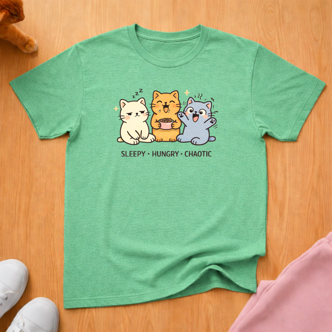 Sleepy Hungry Chaotic T-shirt