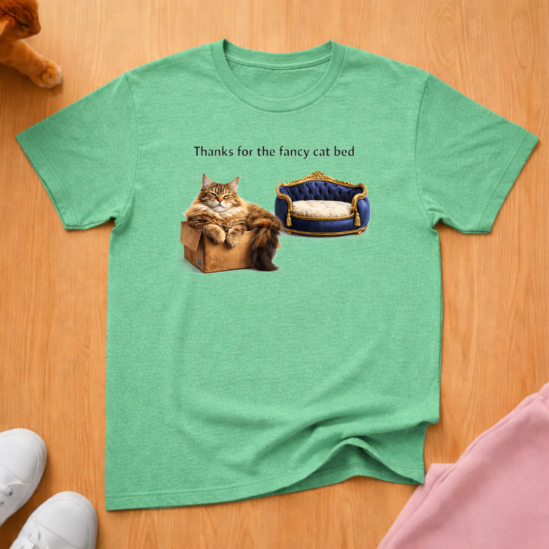 Fancy cat bed T-shirt