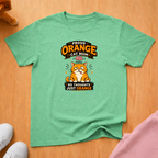 Orange cat mom T-shirt