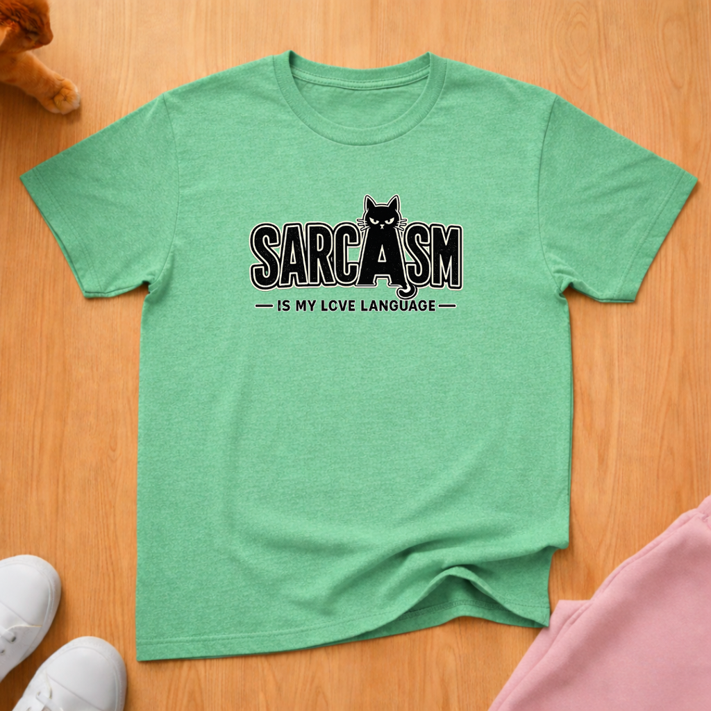 Sarcasm is my love language (dark) T-shirt