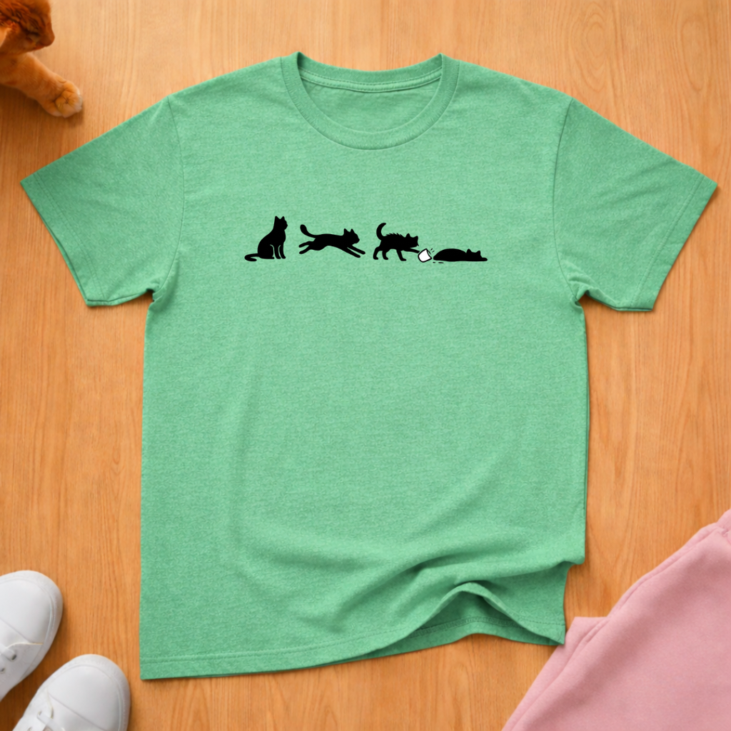 Cat progression 2 T-shirt