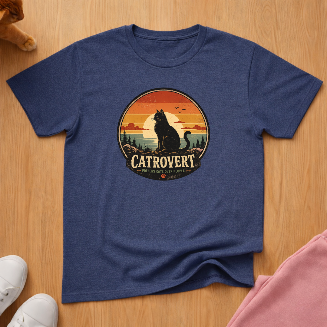 Catrovert retro T-shirt