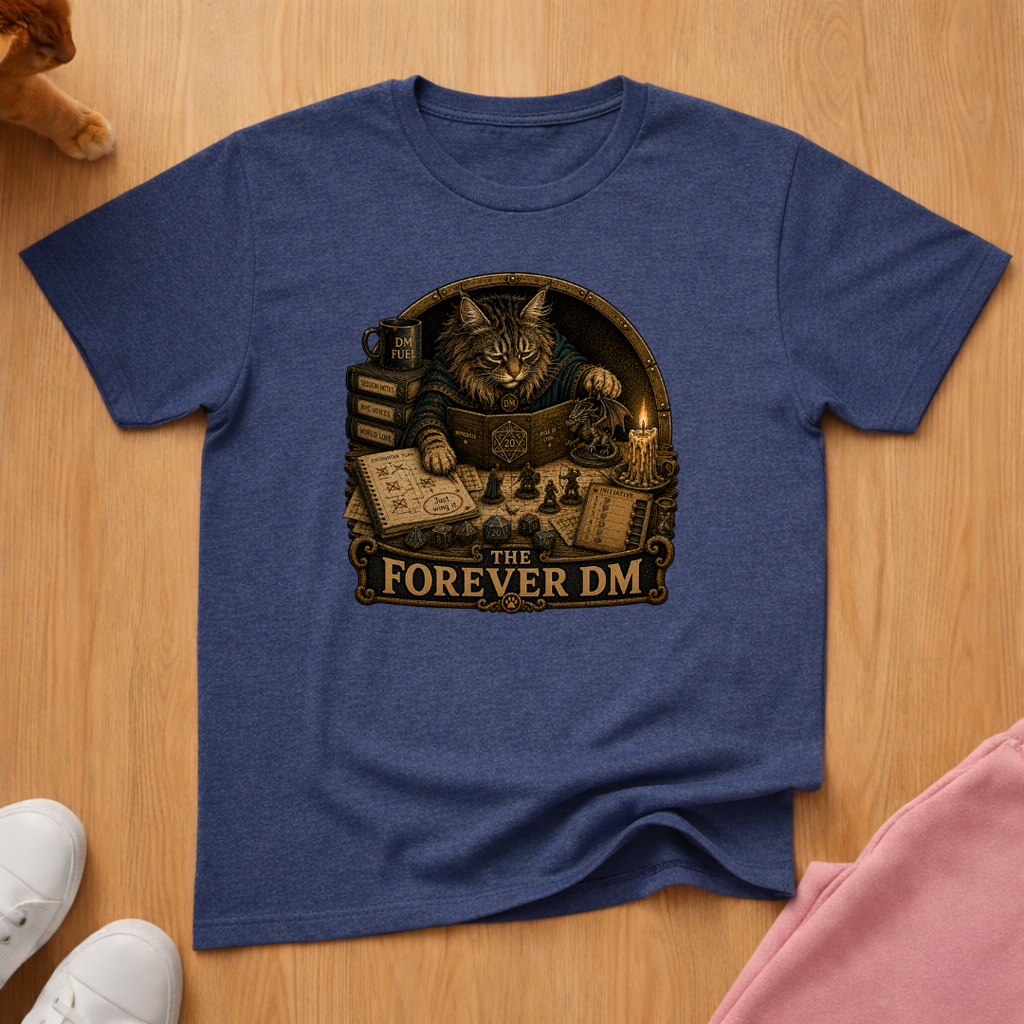 RPG player forever DM T-shirt
